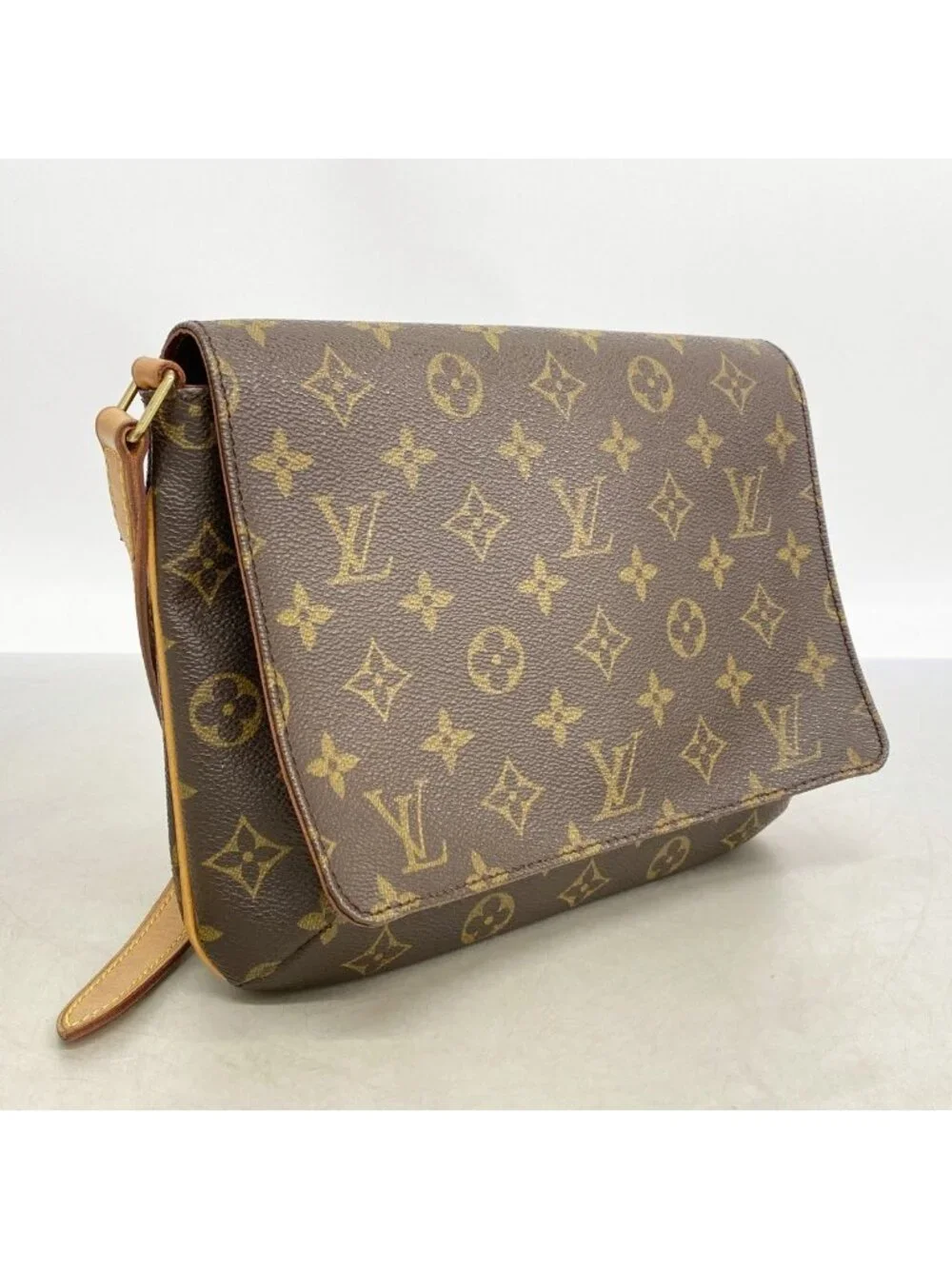 Louis Vuitton Shoulder Bag Monogram Musette Tango Brown